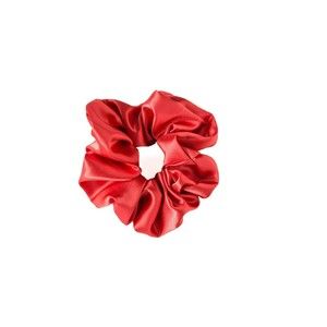 Burnt Orange Satiny Scrunchie | Big Scrunchies | Fashion Hair Ties | Silky Satin